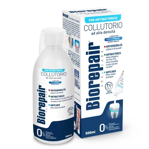 BIOREPAIR АНТИБАКТЕРИАЛЬНЫЙ ОПОЛАСКИВАТЕЛЬ ДЛЯ ПОЛОСТИ РТА  500ML