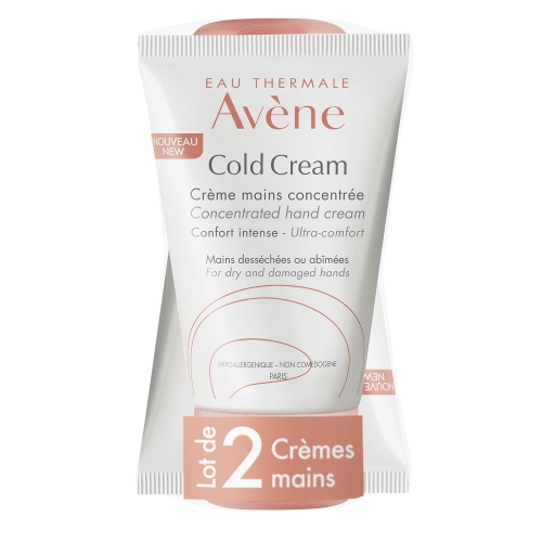 AVÈNE COLD CREAM CONCENTRATED HAND CREAM 2X50 ML