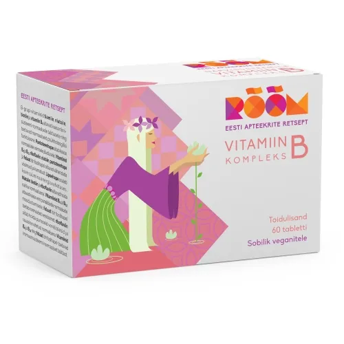 RÕÕM VITAMIIN B KOMPLEKS TBL N60 UUS