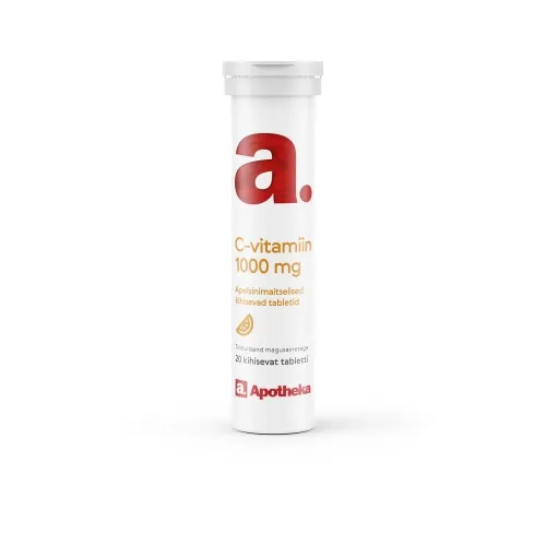 A. C VITAMIIN 1000MG APELSIN KIHISEV TBL N20