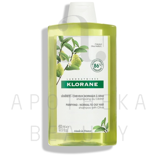KLORANE SHAMPOON SIDRUNIEKSTRAKTIGA 400ML