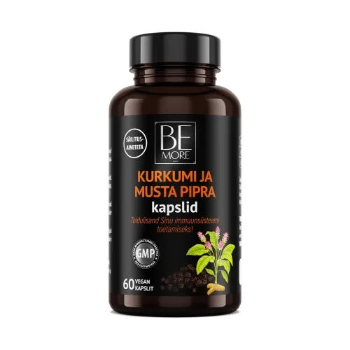 BE MORE KURKUMI JA MUSTA PIPRA KAPSLID N60