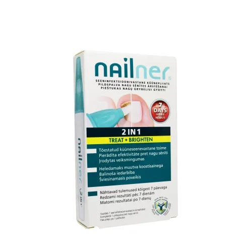 NAILNER 2IN1 KÜÜNEPLIIATS SEENHAIGUSTE RAVIKS 4ML