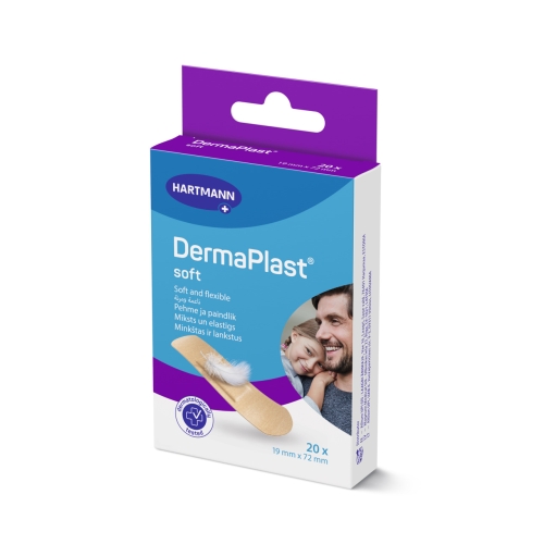 DERMAPLAST PLAASTRID SOFT 19X72MM N20 /535342/