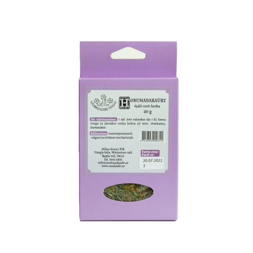 HOBUMADARA ÜRT (GALII VERI HERBA) 20G (KARP)