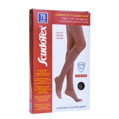 ГОЛЬФЫ SCUDOTEX С ОТКРЫТЫМ НОСКОМ 70DEN T5 NATURE (S824NA/5)