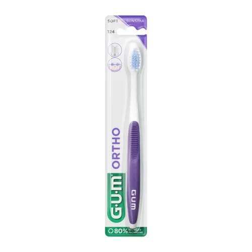 GUM ORTHO ОРТОДОНТИЧЕСКАЯ ЗУБНАЯ ЩЕТКА /124/