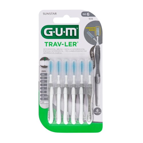 GUM TRAV-LER ИНТЕРДЕНТАЛЬНАЯ ЩЕТОЧКА 2,0MM N6/1618/
