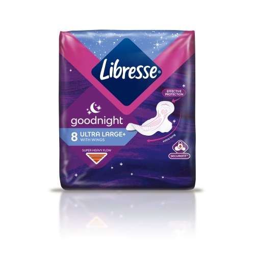 LIBRESSE HÜG SIDE ULTRA THIN GOODNIGHT WINGS N8