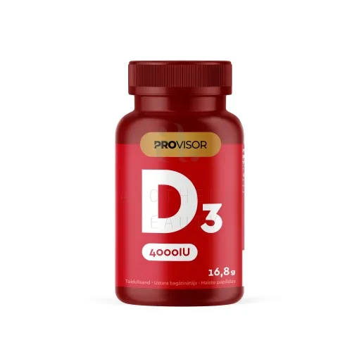 PROVISOR VITAMIIN D3 KAPSLID 4000IU N90 VIINAMARJASEEMNEÕLIGA UUS