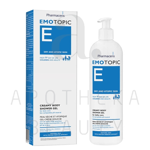 PHARMACERIS E EMOTOPIC DUSHIGEEL KREEMJAS 400ML
