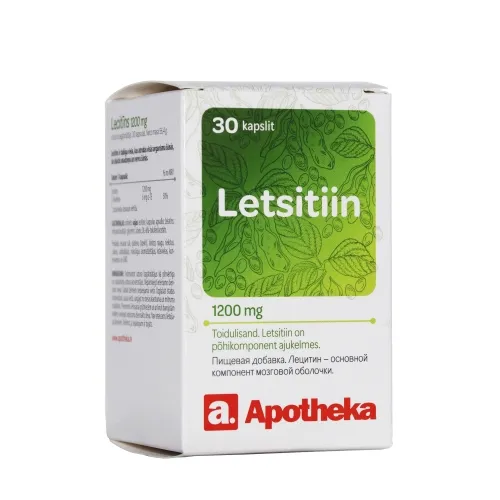 A. LETSITIIN KAPSLID 1200MG N30