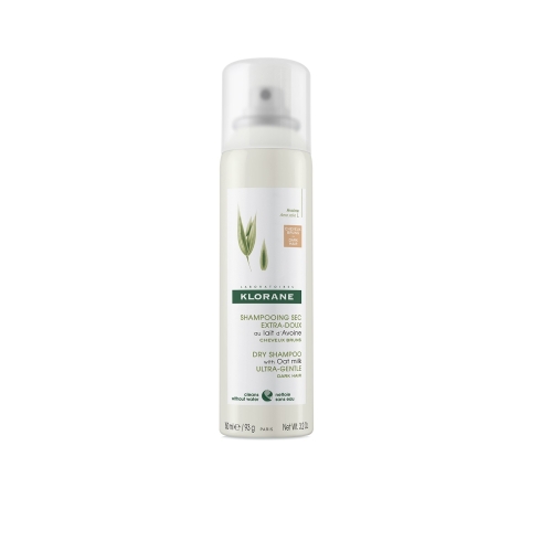 Klorane Dry Shampoo-Spray with Oat Milk for brown to dark hair 150 ml