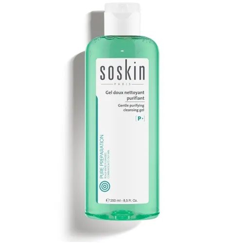 SOSKIN PARIS PUHASTUSGEEL RASUSELE JA KOMB.NAHALE 250ML
