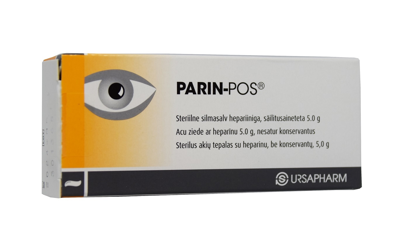PARIN-POS SILMASALV STERIILNE HEPARIINIGA 5G