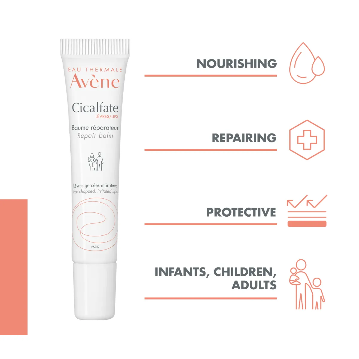 AVENE CICALFATE  REPAIRING LIP BALM  10 ML - Изображение товара 2