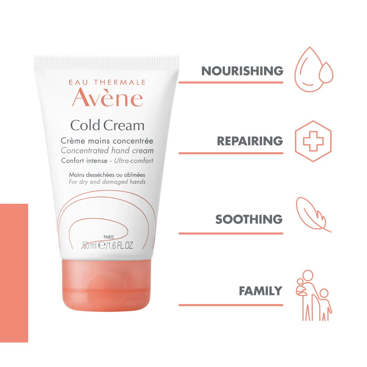 AVENE COLD CREAM CONCENTRATED HAND CREAM 50ML - Изображение товара 2