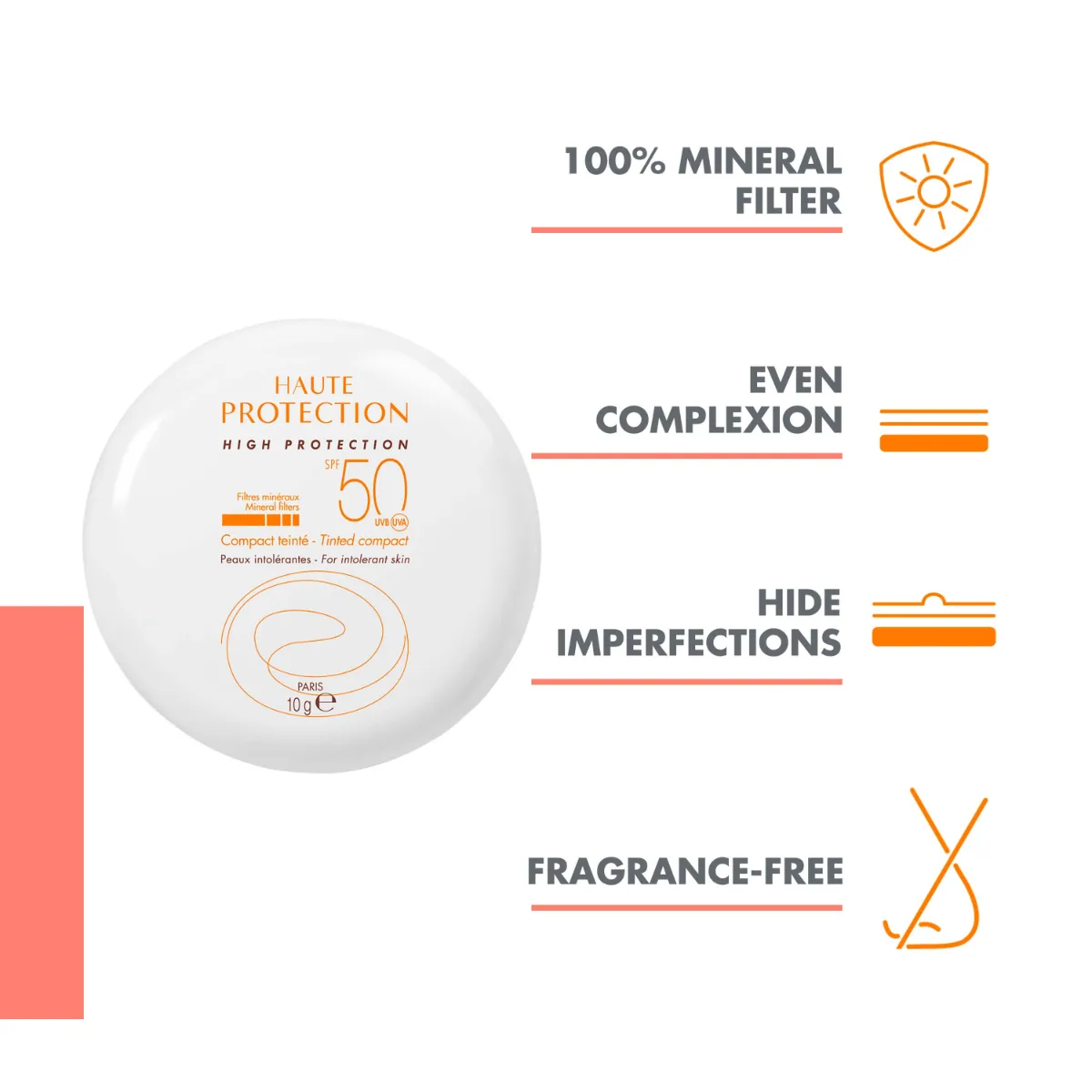 AVENE HIGH PROTECTION COMPACT SPF 50 10G - Изображение товара 2