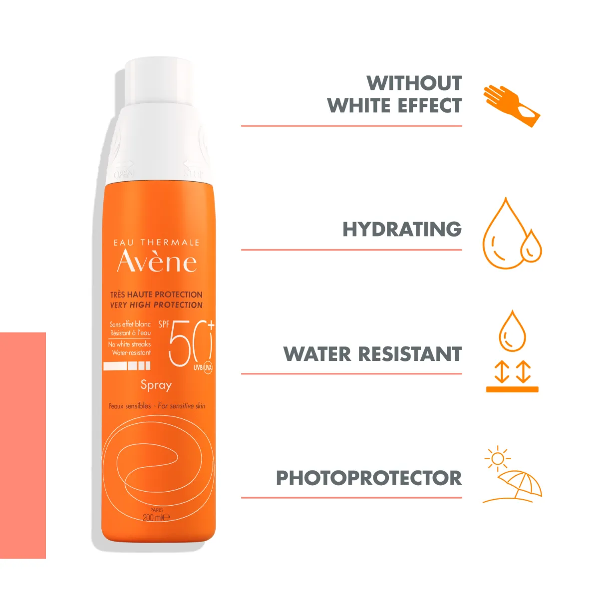 AVENE SUN CARE SPF 50+ SPRAY 200ML - Изображение товара 2
