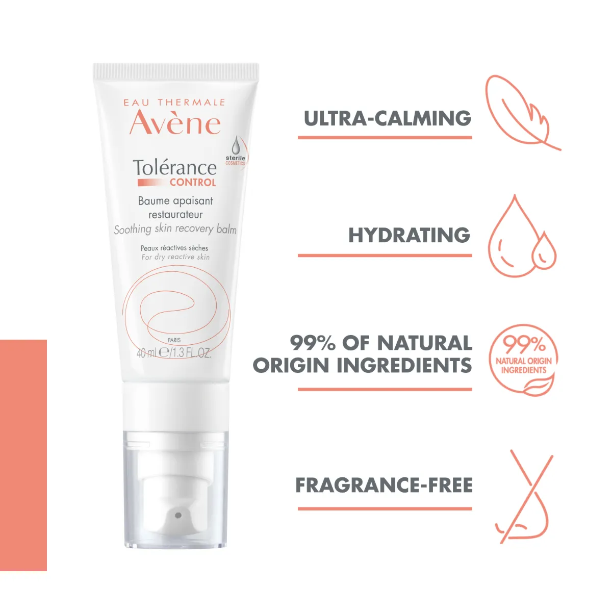 AVENE TOLERANCE CONTROL NÄOPALSAM NAHKA TAASTAV 40ML - Изображение товара 3