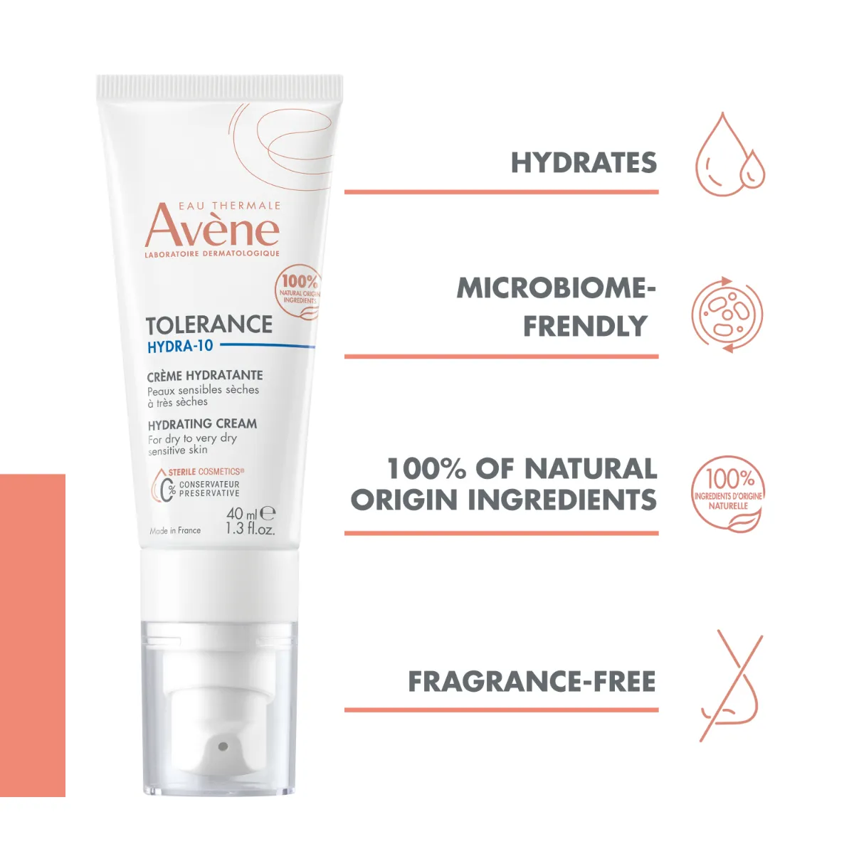 AVENE TOLERANCE HYDRA10 KREEM NIISUTAV 40ML - Изображение товара 3