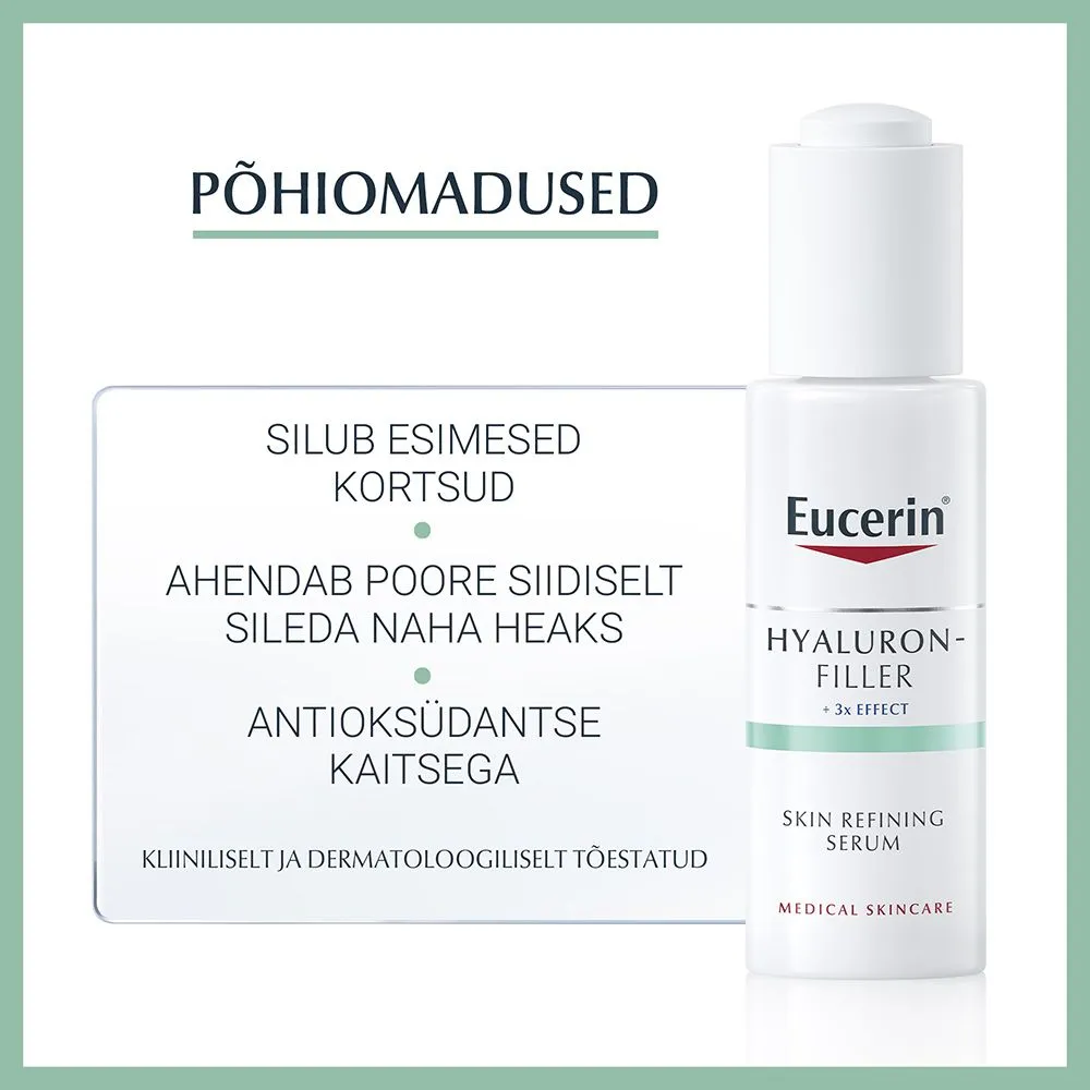 EUCERIN HYALURON-FILLER SEERUM NAHKA NOORENDAV 30ML - Изображение товара 3