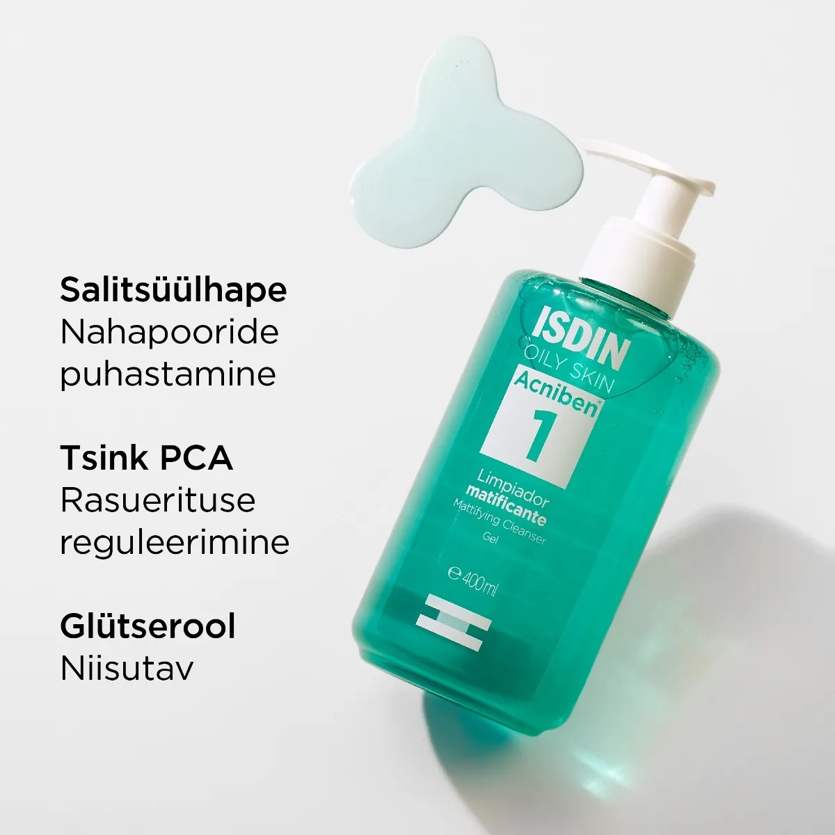 ISDIN ACNIBEN NÄOPESUGEEL 200ML - Изображение товара 2