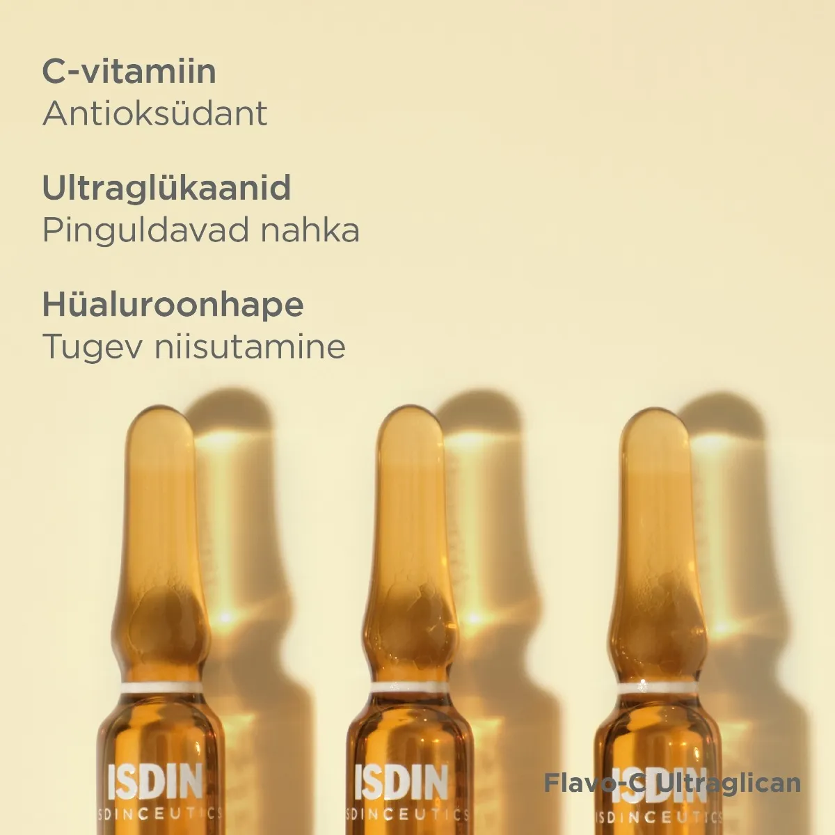 ISDIN FLAVO-C AMPULLID ULTRAGLICAN 2ML N10 - Изображение товара 2