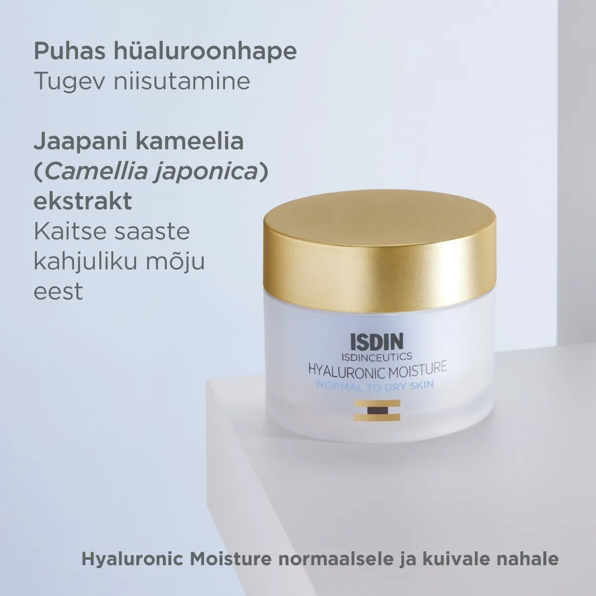 ISDIN NÄOKREEM HÜALUROONHAPPEGA NORM. JA KUIV. NAHALE 50G TÄITEPAKEND - Изображение товара 4