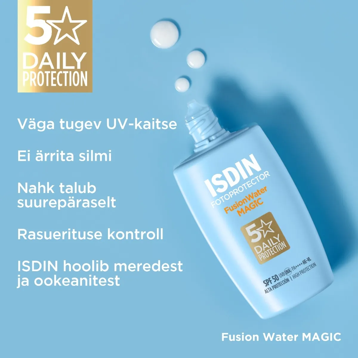 ISDIN SUN PÄIKESEKAITSEEMULSIOON MAGIC NÄOLE SPF50 50ML - Изображение товара 2