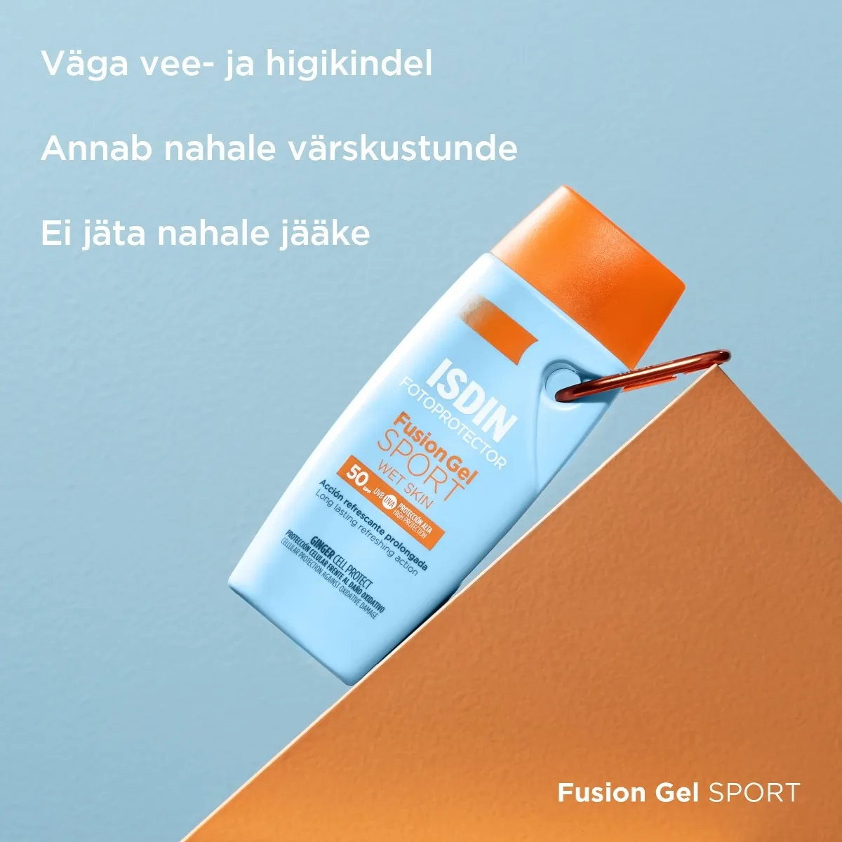 ISDIN SUN PÄIKSEKAITSEGEEL-KREEM SPORT SPF50 100ML - Изображение товара 3