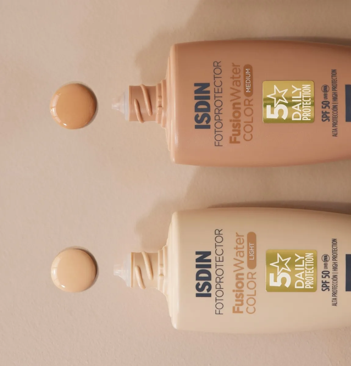 ISDIN SUN PÄIKESEKAITSEEMULSIOON TOONITUD MEDIUM SPF50 50ML - Изображение товара 2